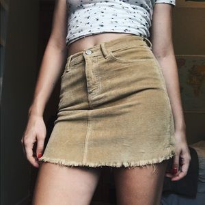 Brandy melville corduroy skirt